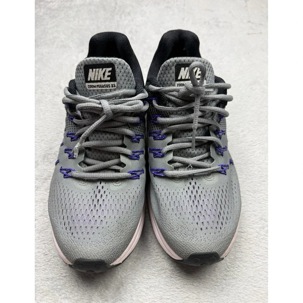 Nike Air Zoom Pegasus 33 Stealth Low Top Lace-Up Running Sneaker 831356-003